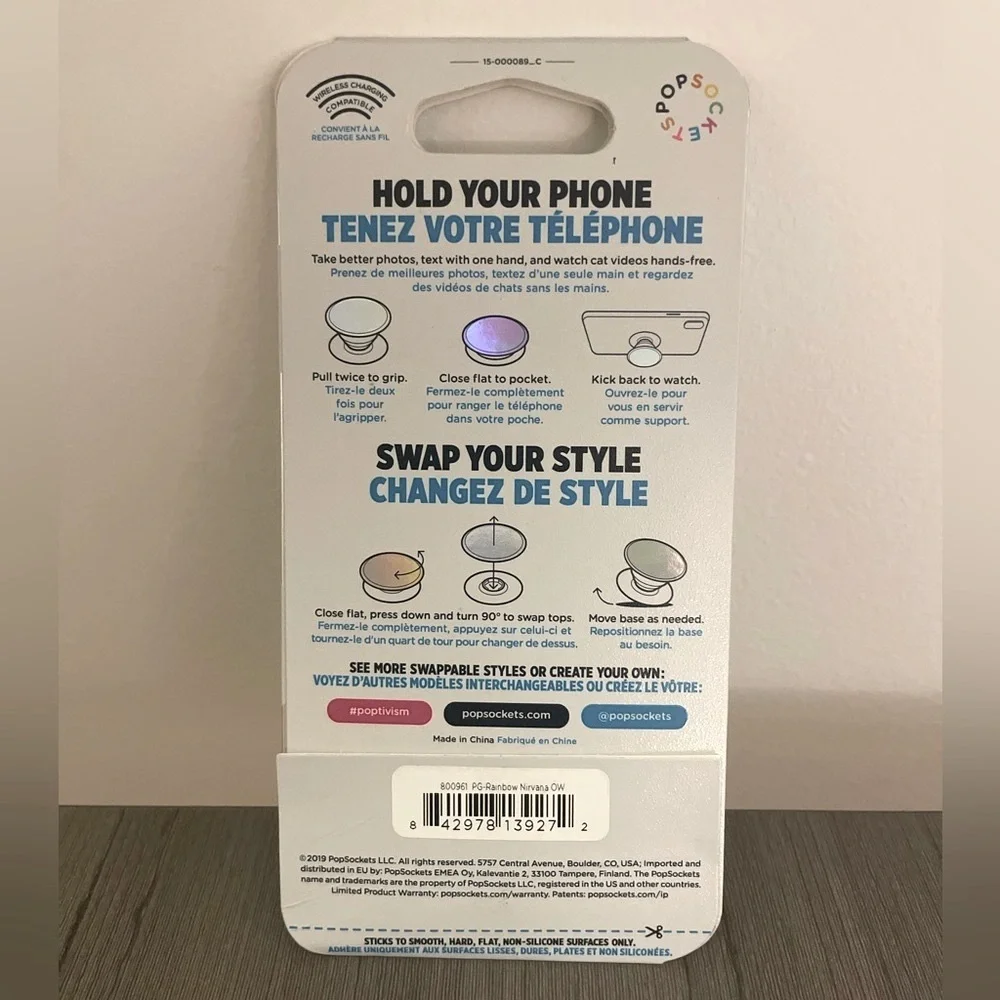 PopSocket Pink Purple Mandala PopGrip Cover